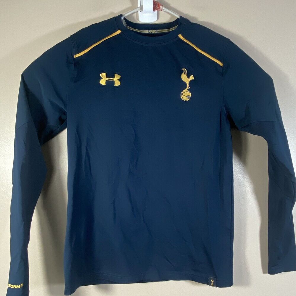Under Armour Shirt San Antonio Spurs  Coldgear Mens Medium Blue